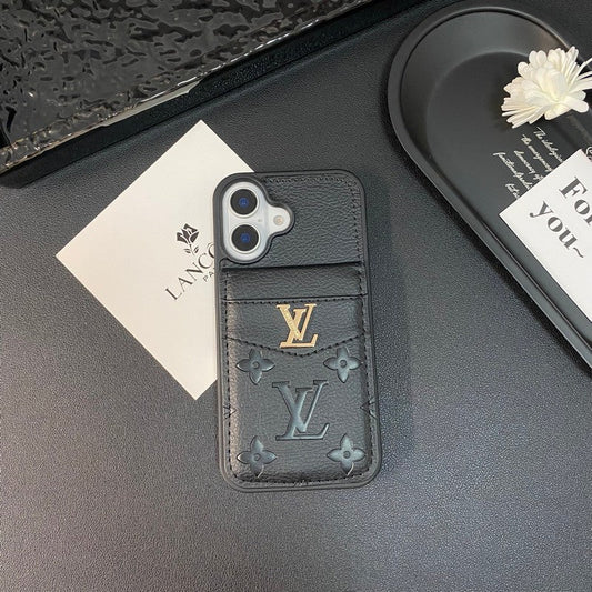 Luxury Card Bag Classic Color iPhone Case