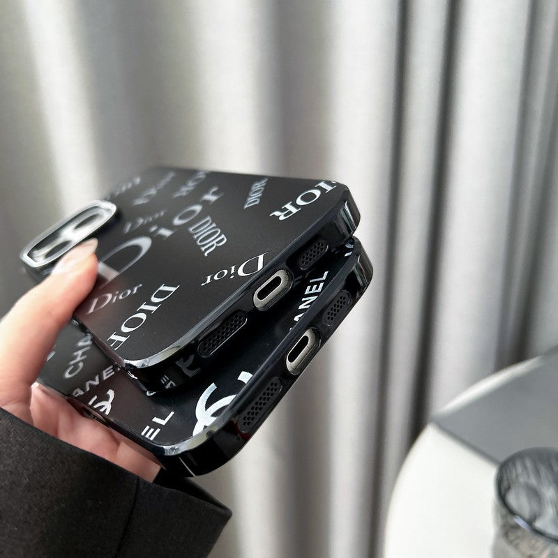 Custodia per iPhone nera alla moda