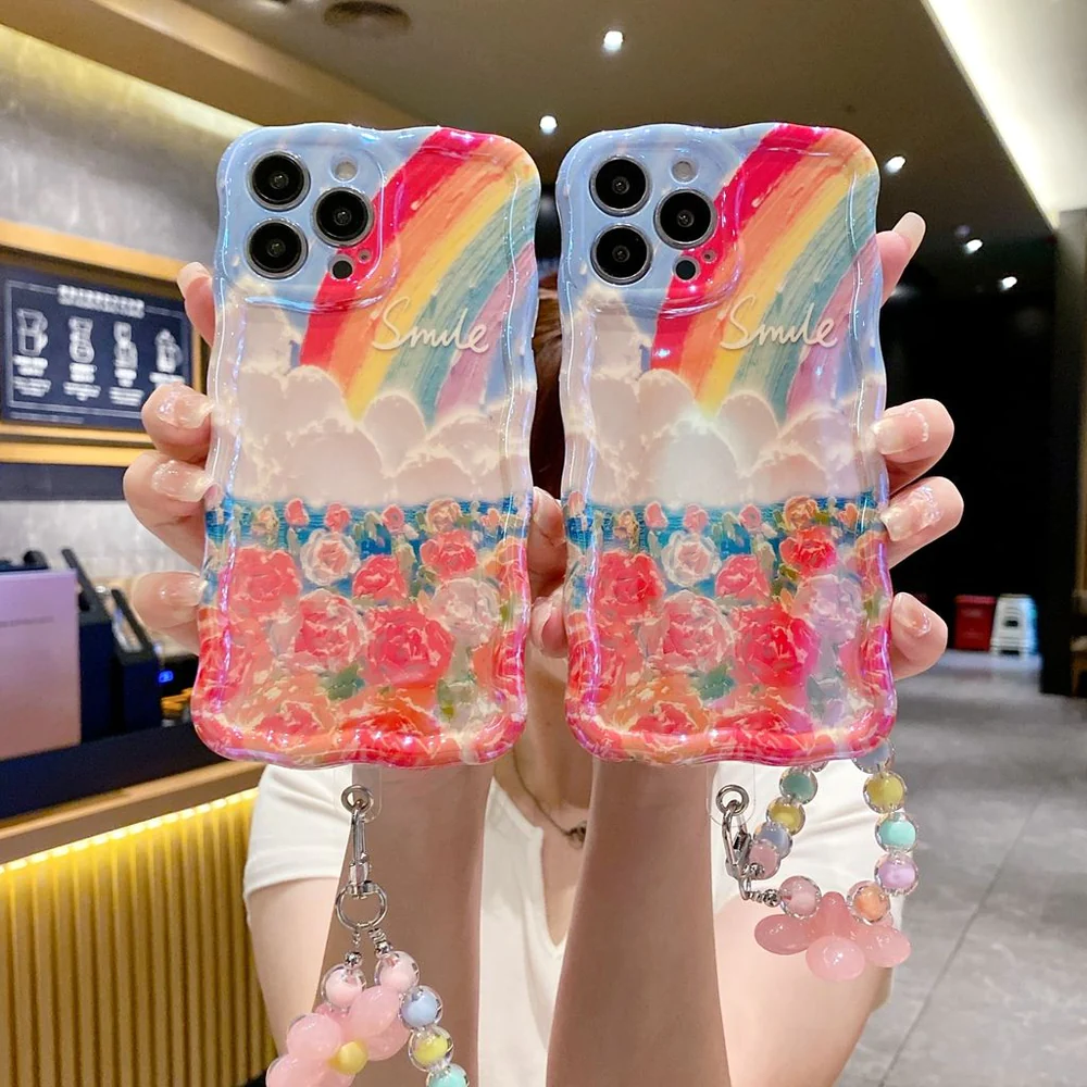 Husă pentru iPhone cu flori