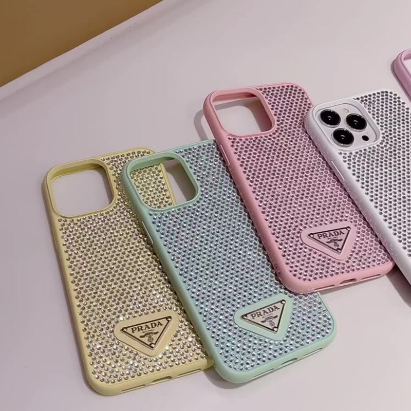 Custodia per iPhone con cristalli di lusso