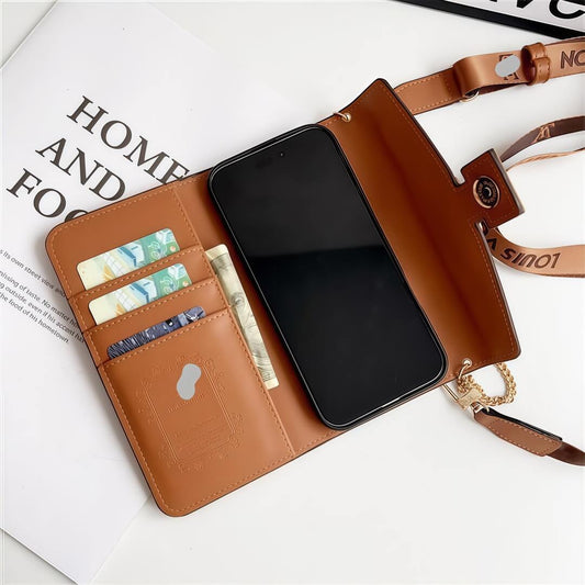 Kožna torba za iPhone s držačem za kartice inspirirana torbicom