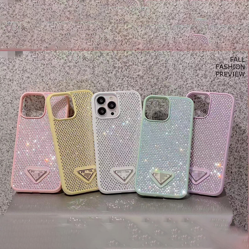 Custodia per iPhone con cristalli di lusso