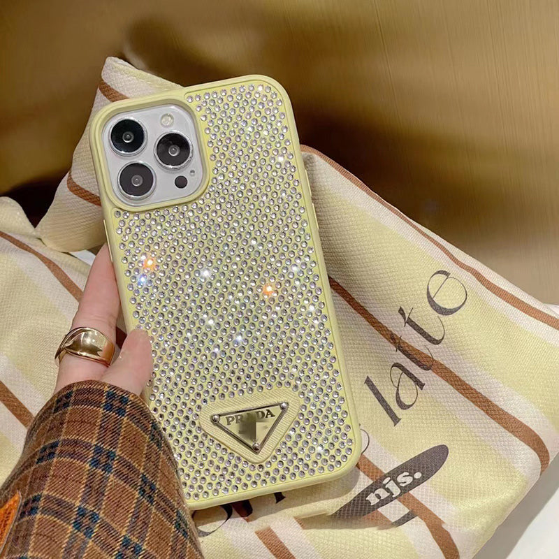 Custodia per iPhone con cristalli di lusso