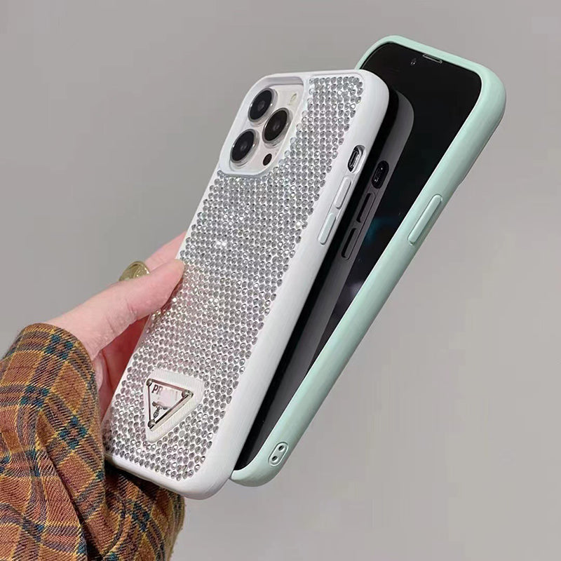 Custodia per iPhone con cristalli di lusso