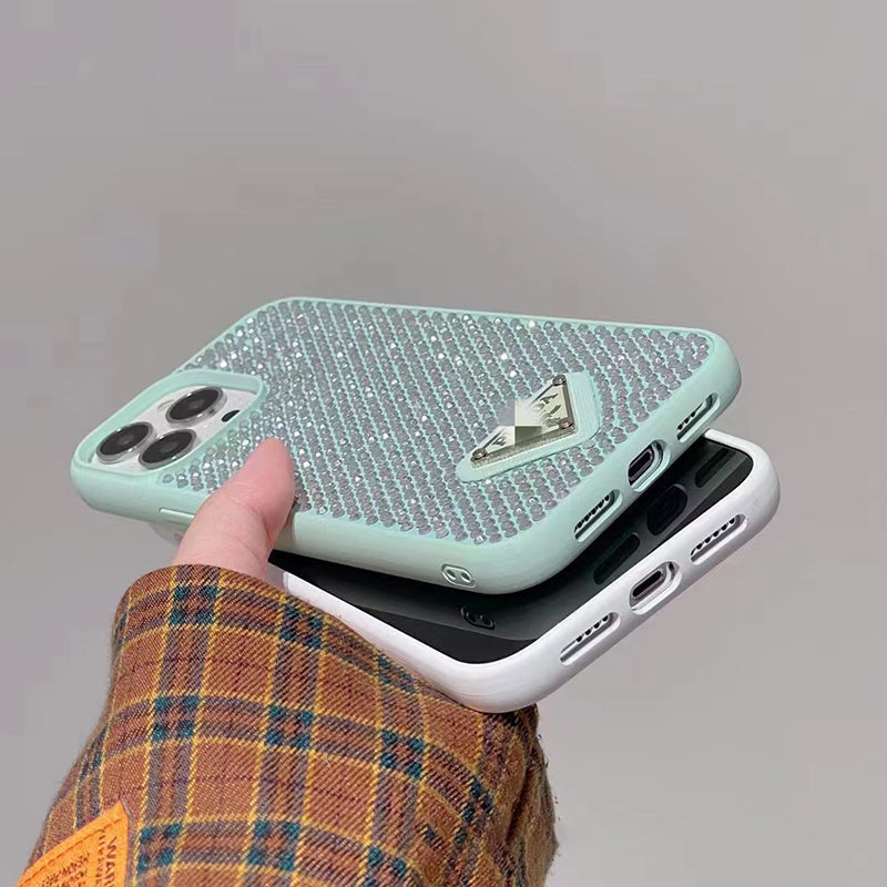 Custodia per iPhone con cristalli di lusso