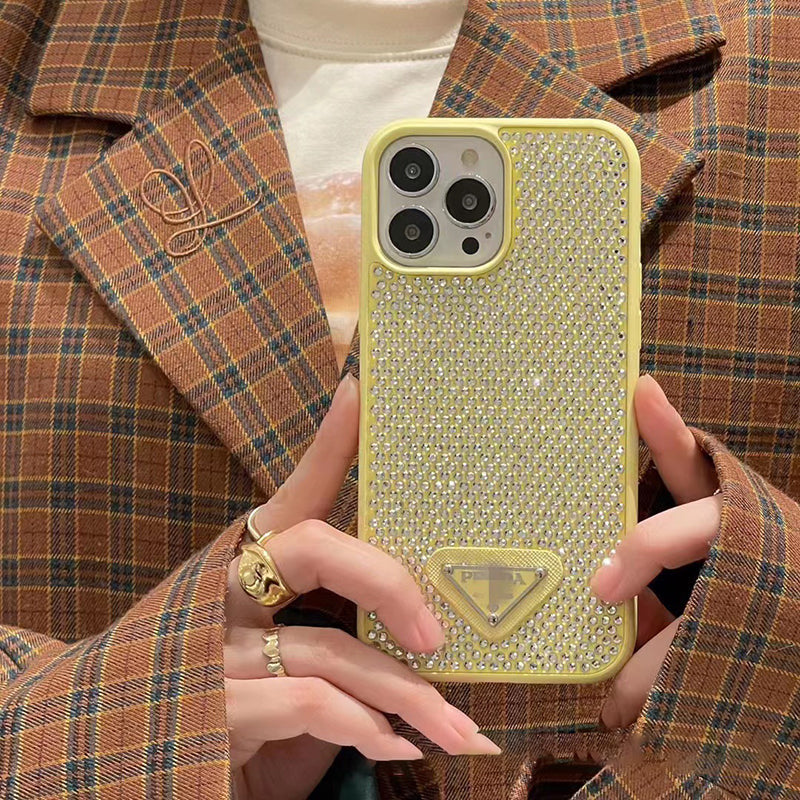 Custodia per iPhone con cristalli di lusso