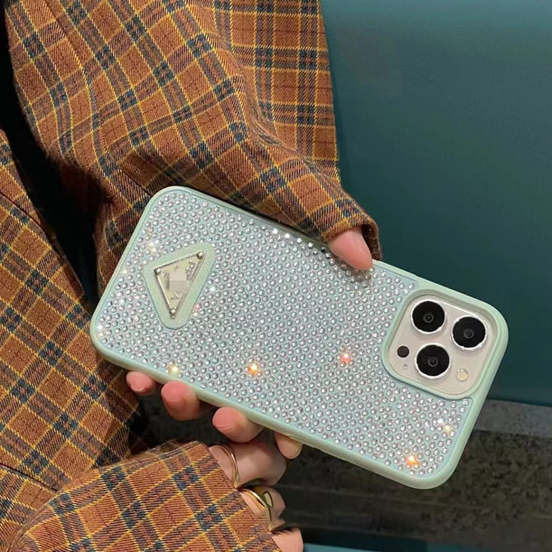 Custodia per iPhone con cristalli di lusso