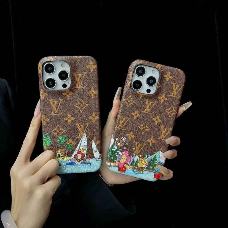 Custodia per iPhone a colori di lusso