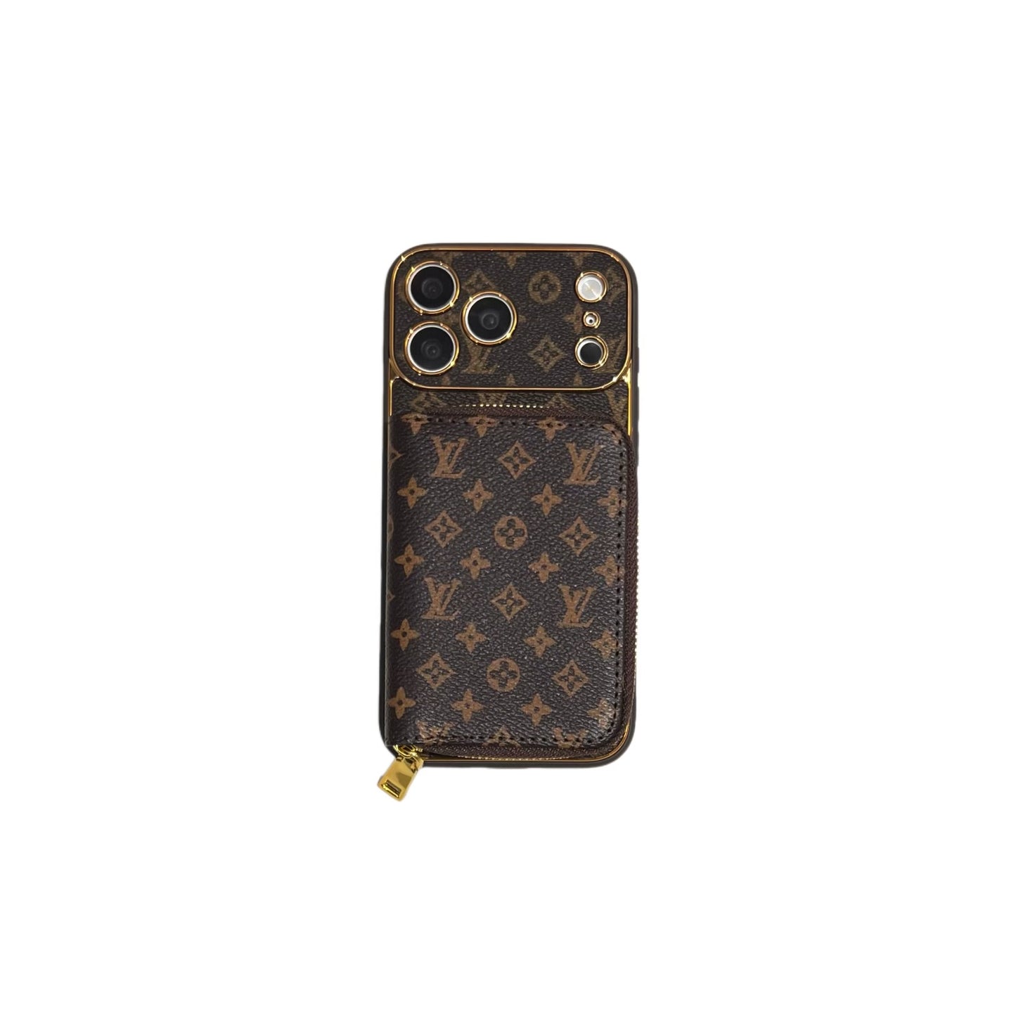 Luxusní elegantní pouzdro na iPhone 17 s držákem karty & řemínkem
