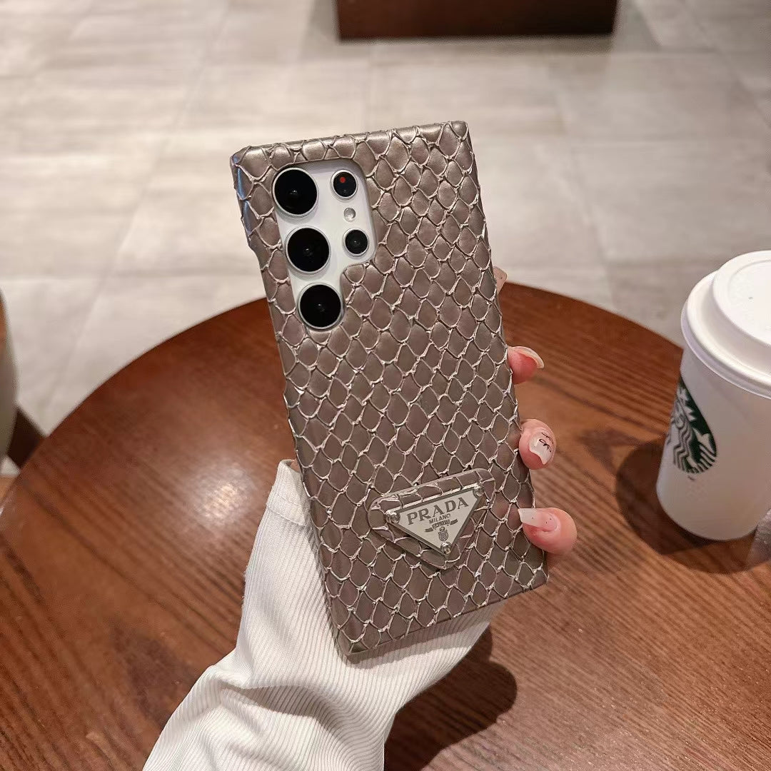 Stilvolle PR-Handyhülle mit Schlangenmuster für Samsung Galaxy