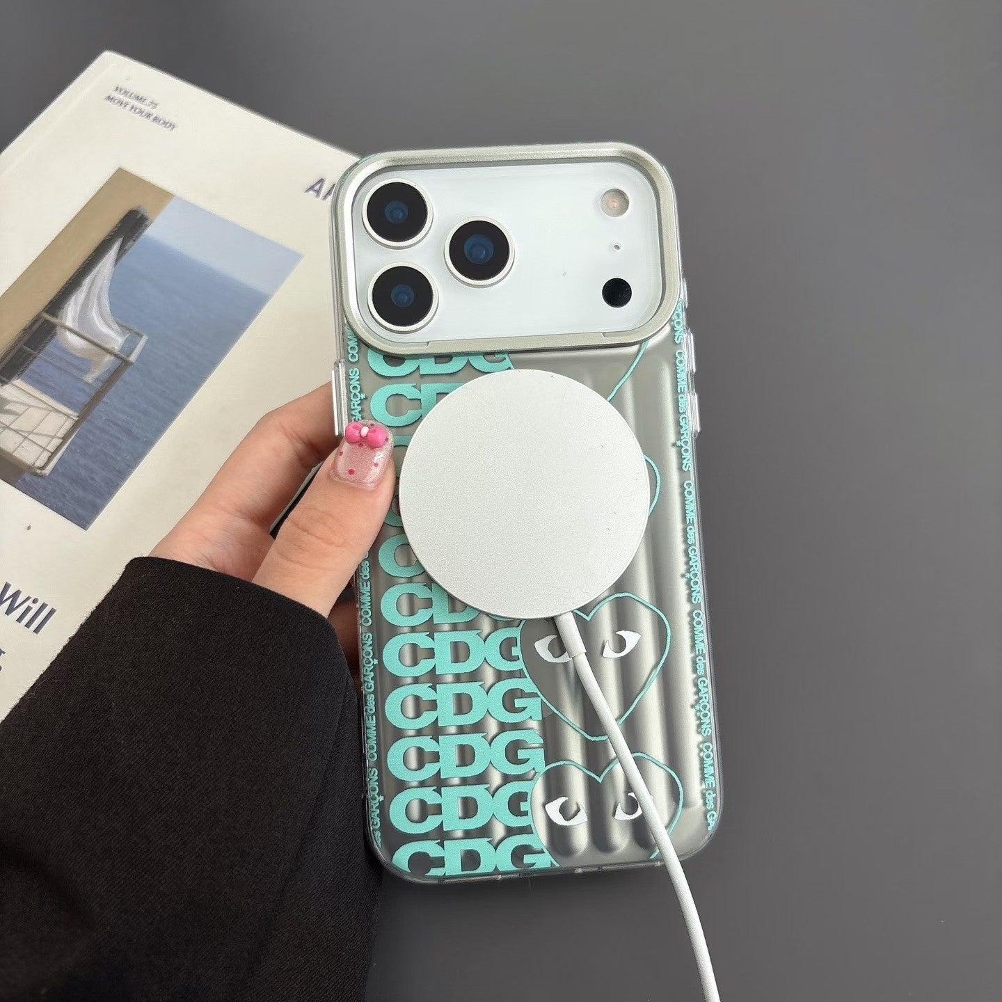 Custodia per iPhone Heart MagSafe - Due stili