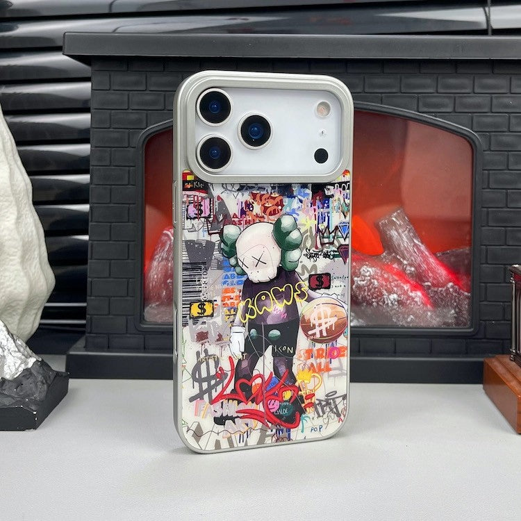 Custodia per iPhone MagSafe con design KAWS Graffiti