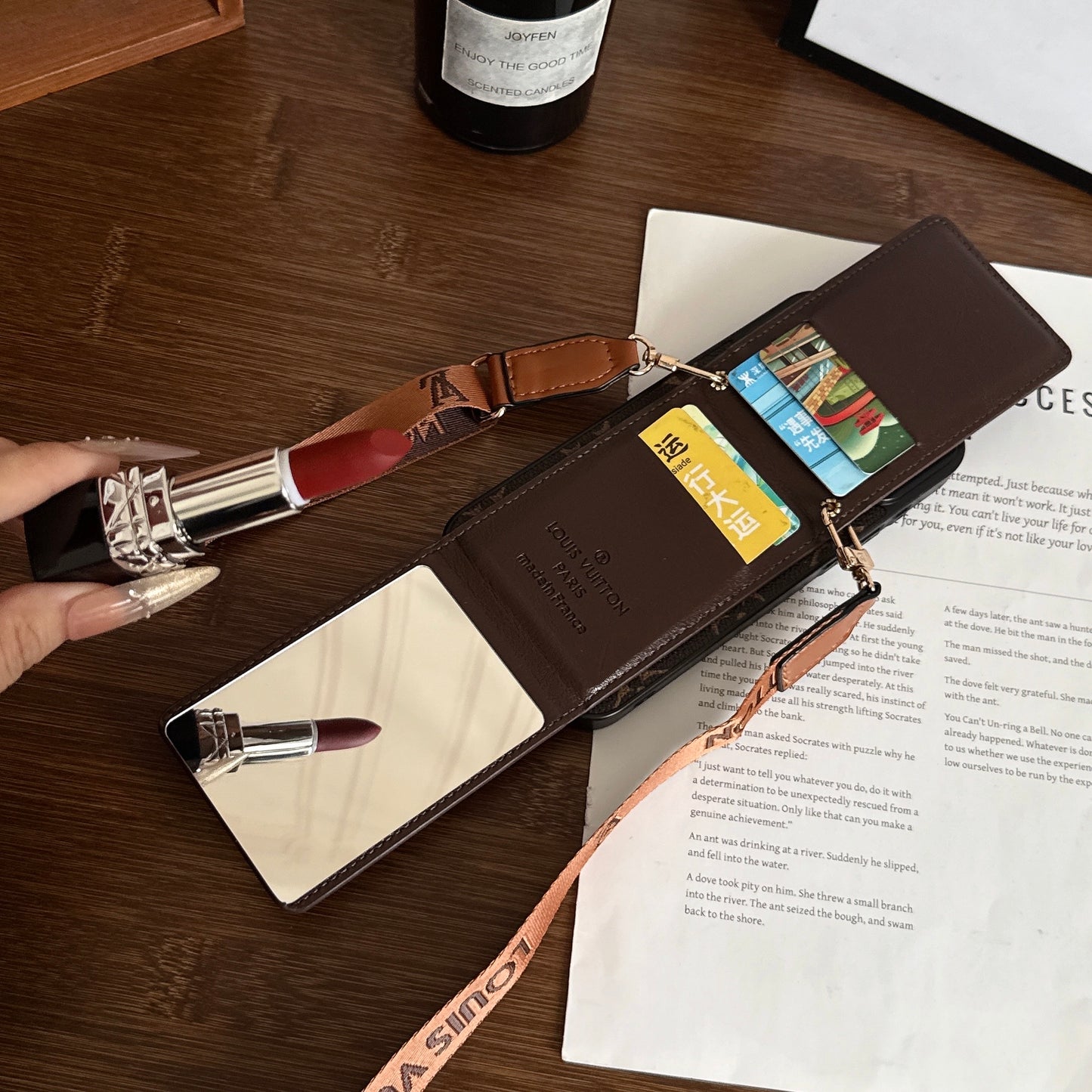 Luxusní pouzdro na iPhone Zip Wallet 17