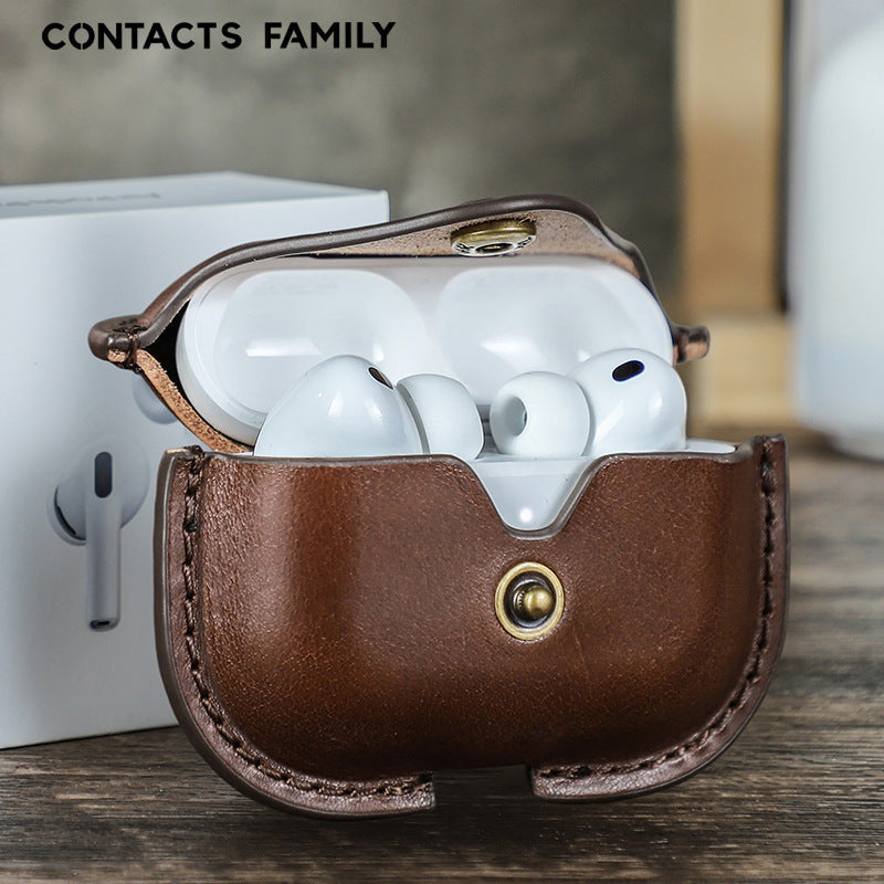 Husă Airpods din piele Airpods Pro 3 cu clemă