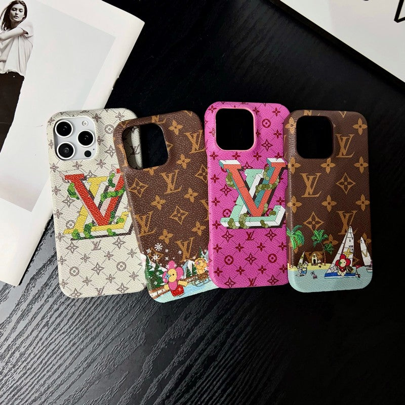 Custodia per iPhone a colori di lusso