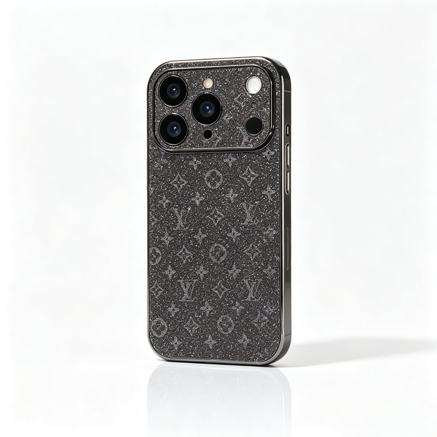 Let luksus monogram etui med magnetisk design · iPhone 17 Ny