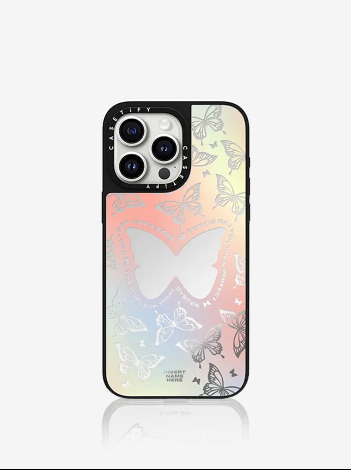 POUZDRO NA IPHONE "CASETIFY" Fantasy Color Butterfly