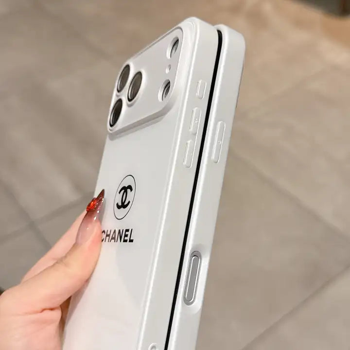 Klassisk Minimalist Luxe iPhone-deksel – White Gloss Edition