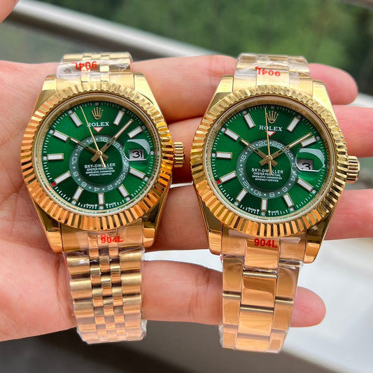 Só Uathoibríoch bhFear Watch – Cás Óir le Glas Dial