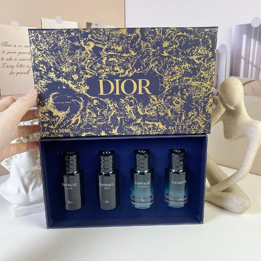 🌟 Σετ αρωμάτων Golden Bloom Discovery — Περιορισμένη συλλογή 4 τεμαχίων (30ml x 4)