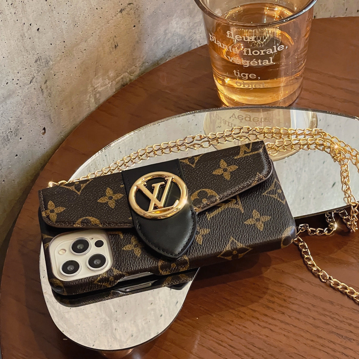 Luxury CrossBody Card Holder iPhone Case