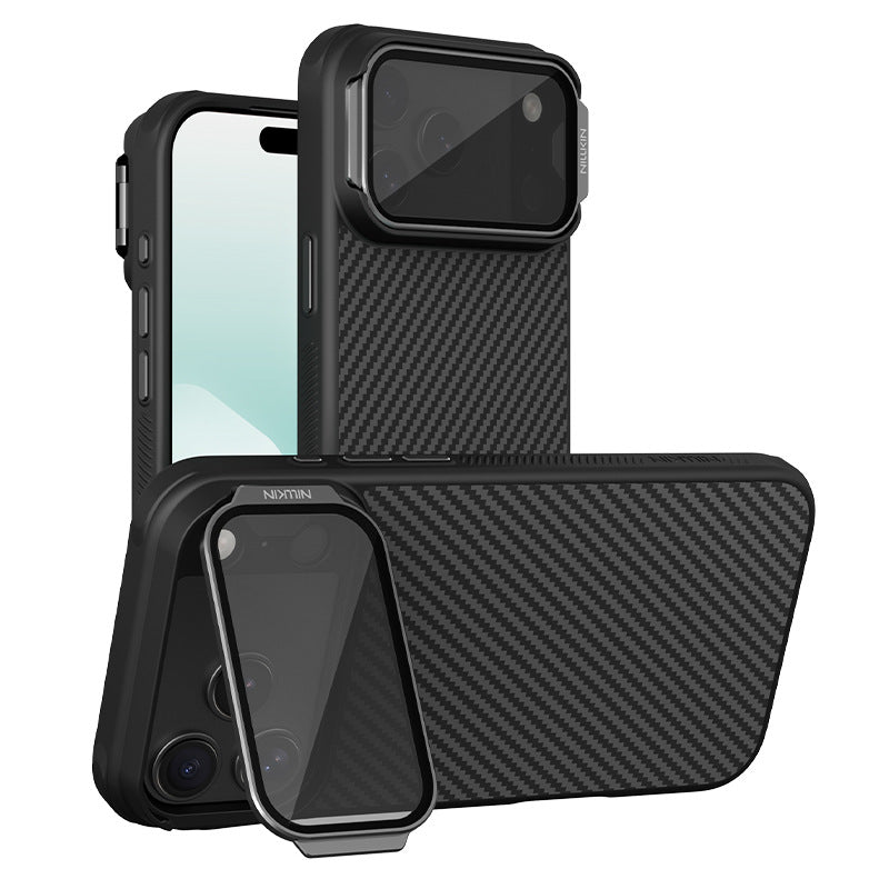 Ultimate Carbon Fiber Weave Armor -puhelinkotelo iPhonelle