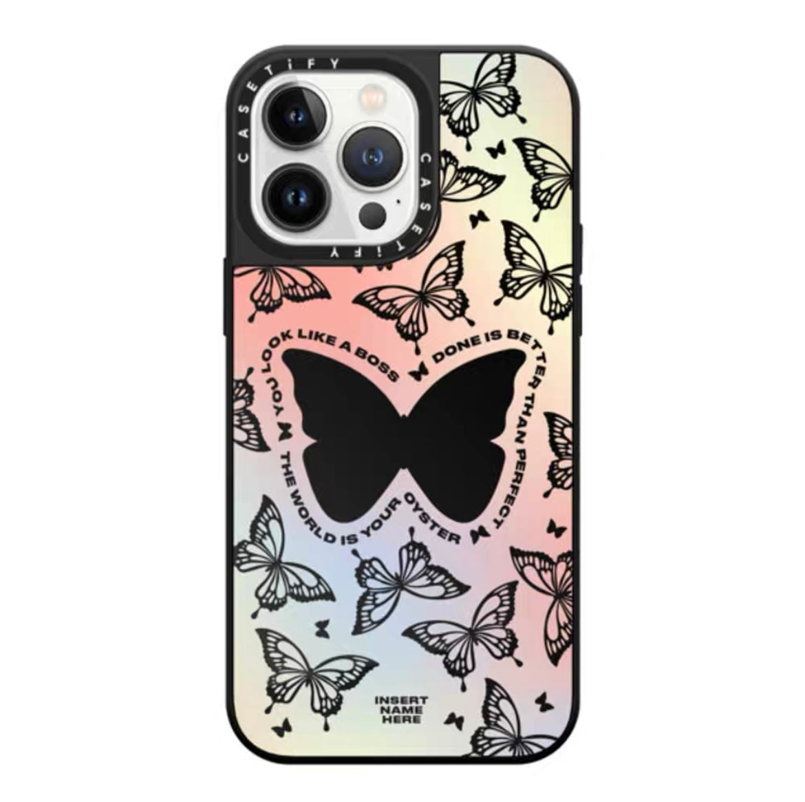 POUZDRO NA IPHONE "CASETIFY" Fantasy Color Butterfly