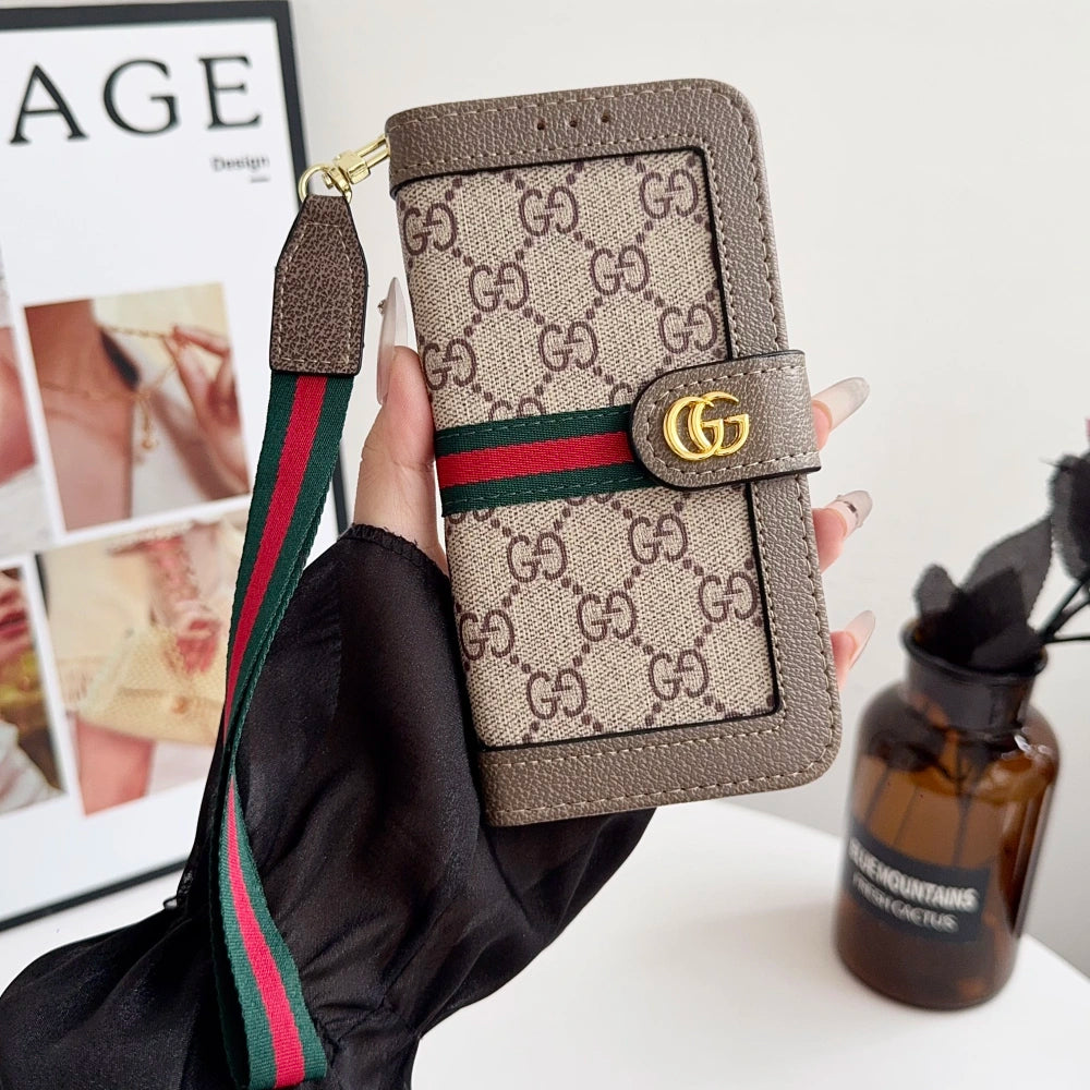 Funda de lujo para iPhone 17 con billetera incorporada