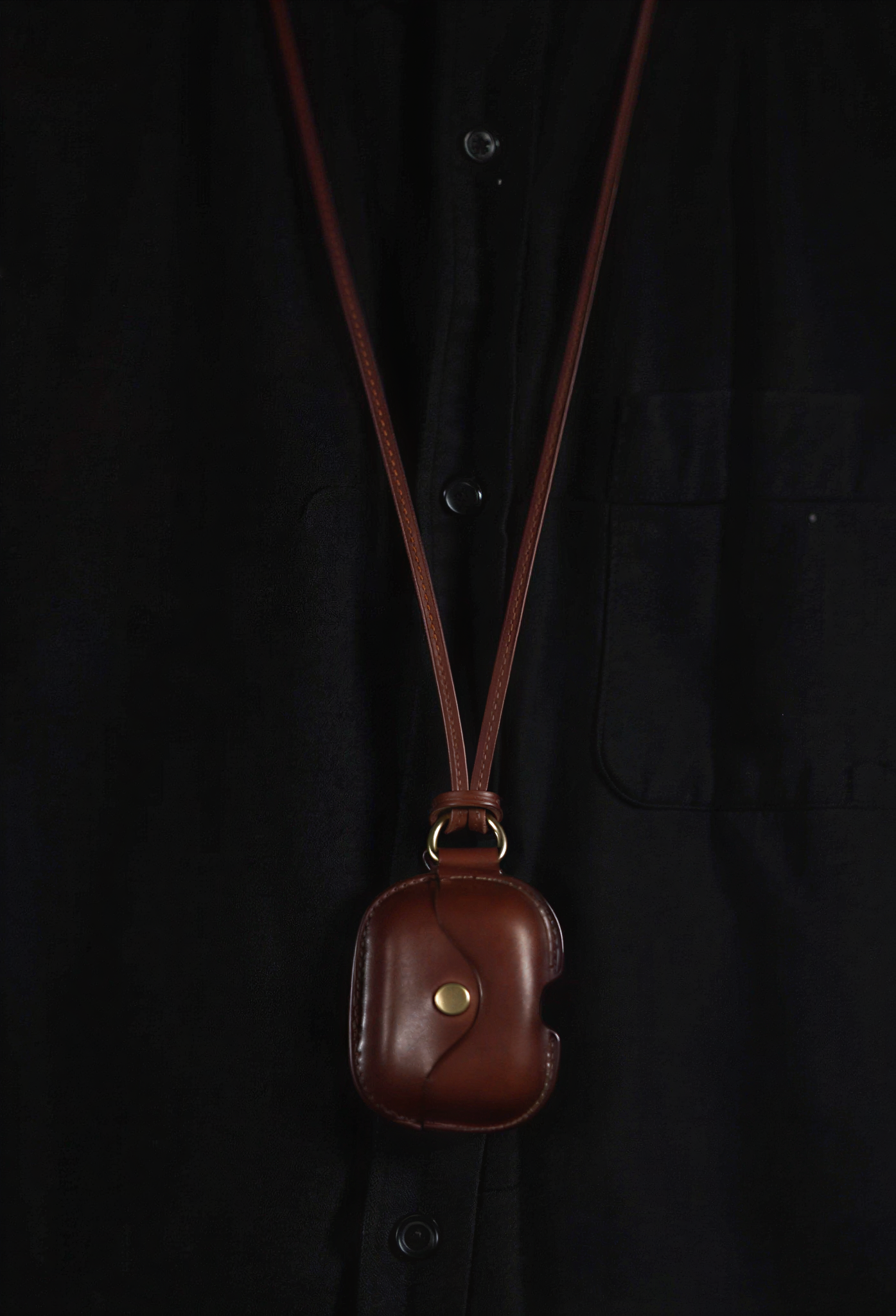 Étui Airpods en cuir véritable de qualité supérieure