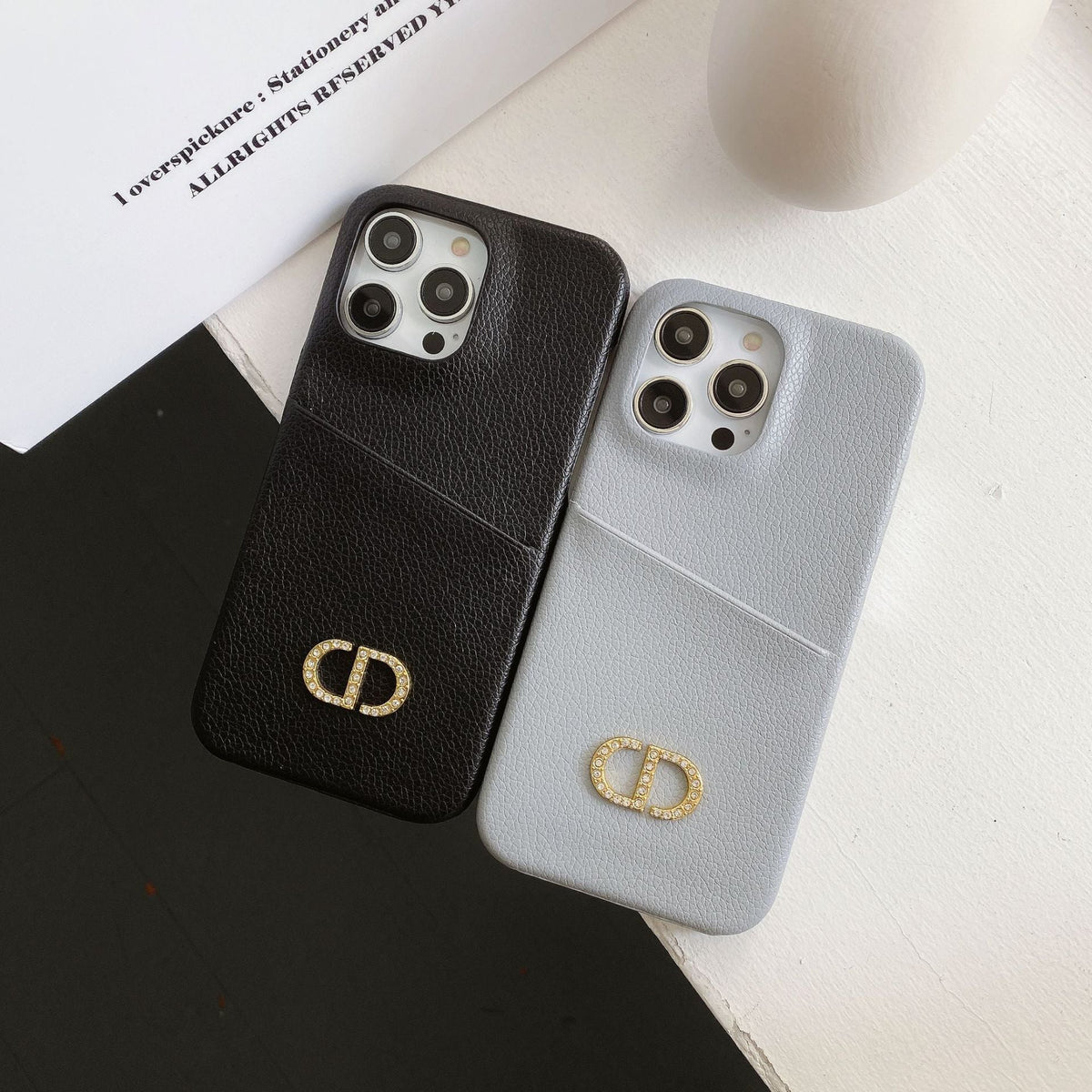 Custodia per iPhone in pelle alla moda