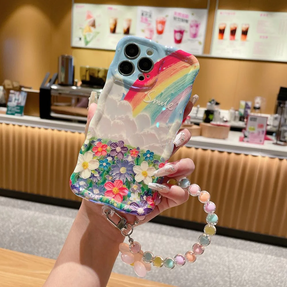 Husă pentru iPhone cu flori