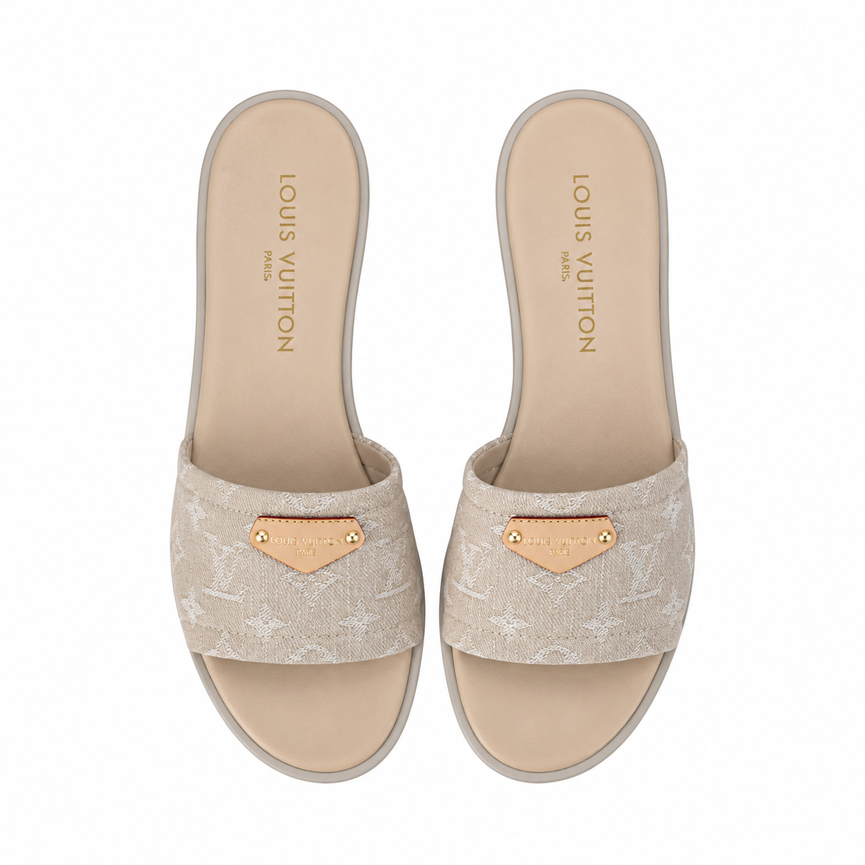 👡 Luksus Denim Sommer Slide Sandaler