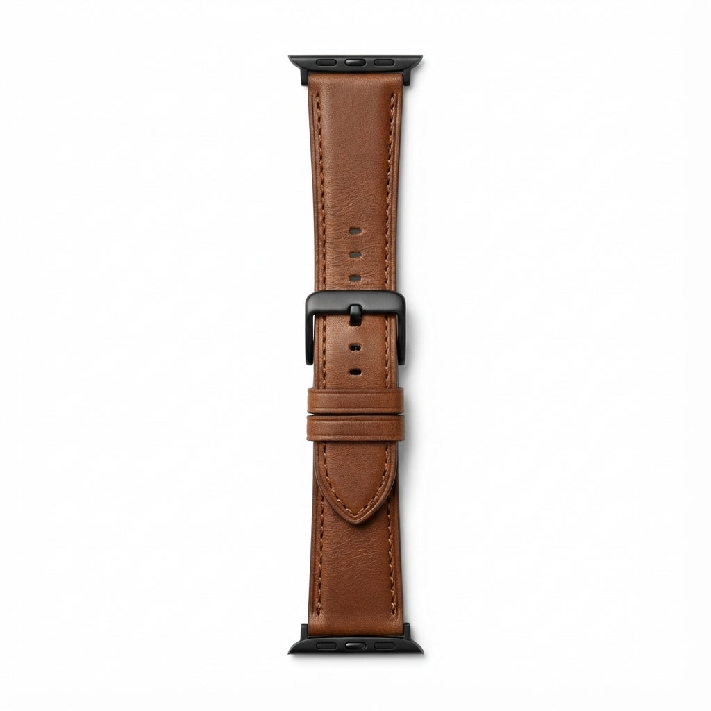 Cinturino per orologio in pelle pieno fiore