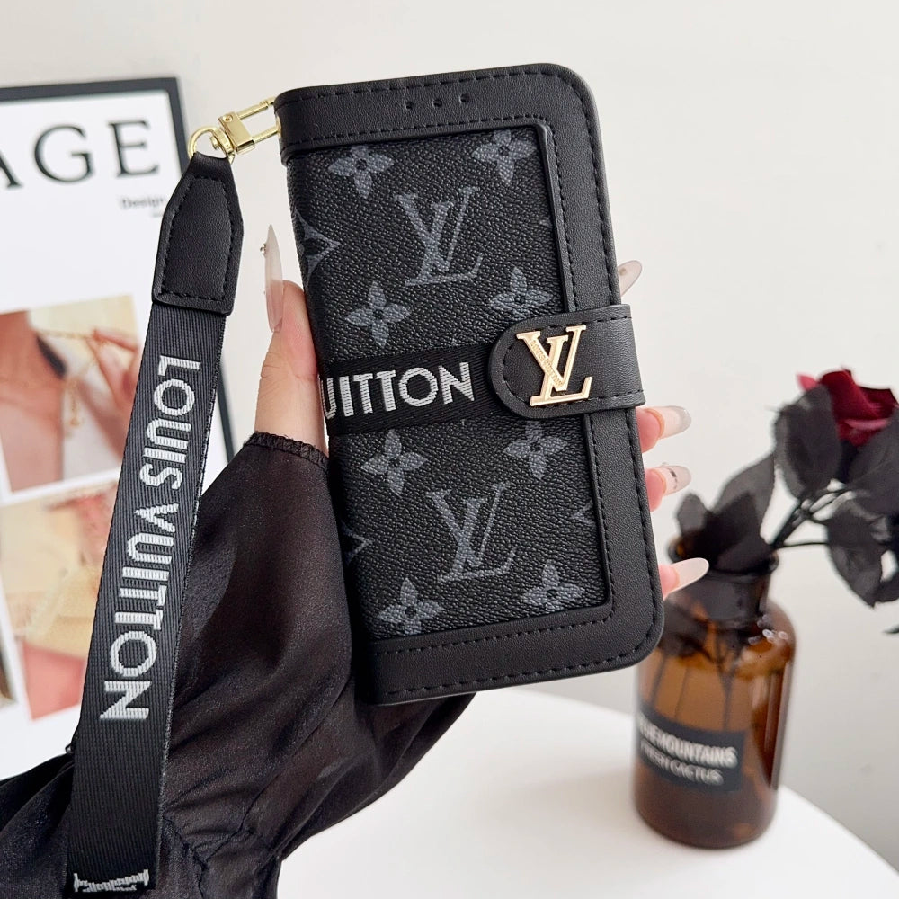 Funda de lujo para iPhone 17 con billetera incorporada