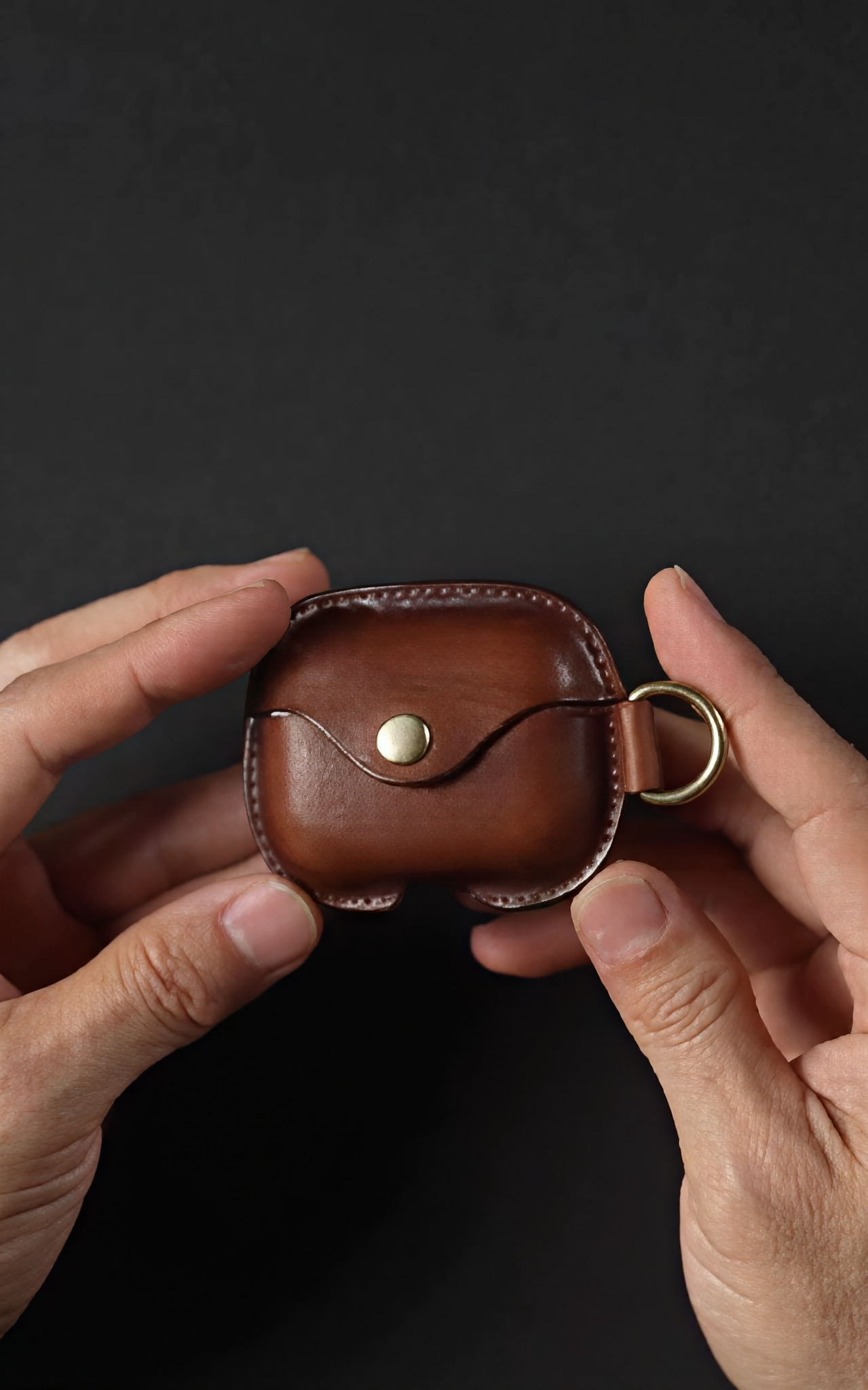 Étui Airpods en cuir véritable de qualité supérieure