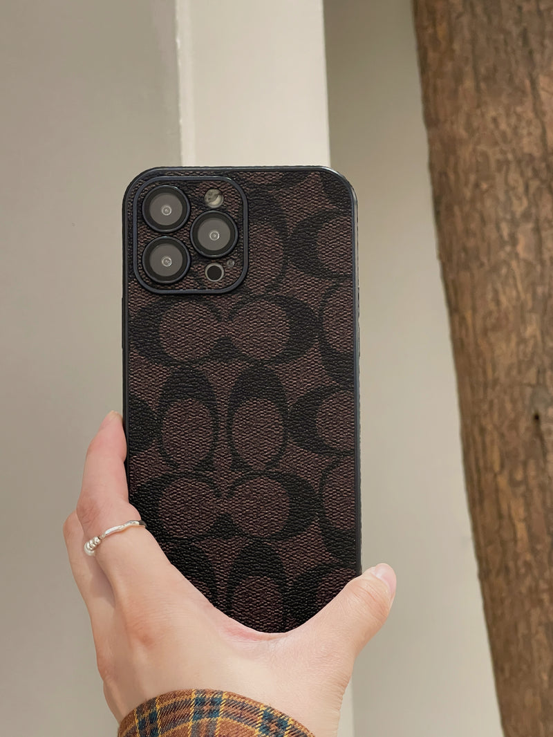 Klassisk iPhone-deksel Brun -QB240402