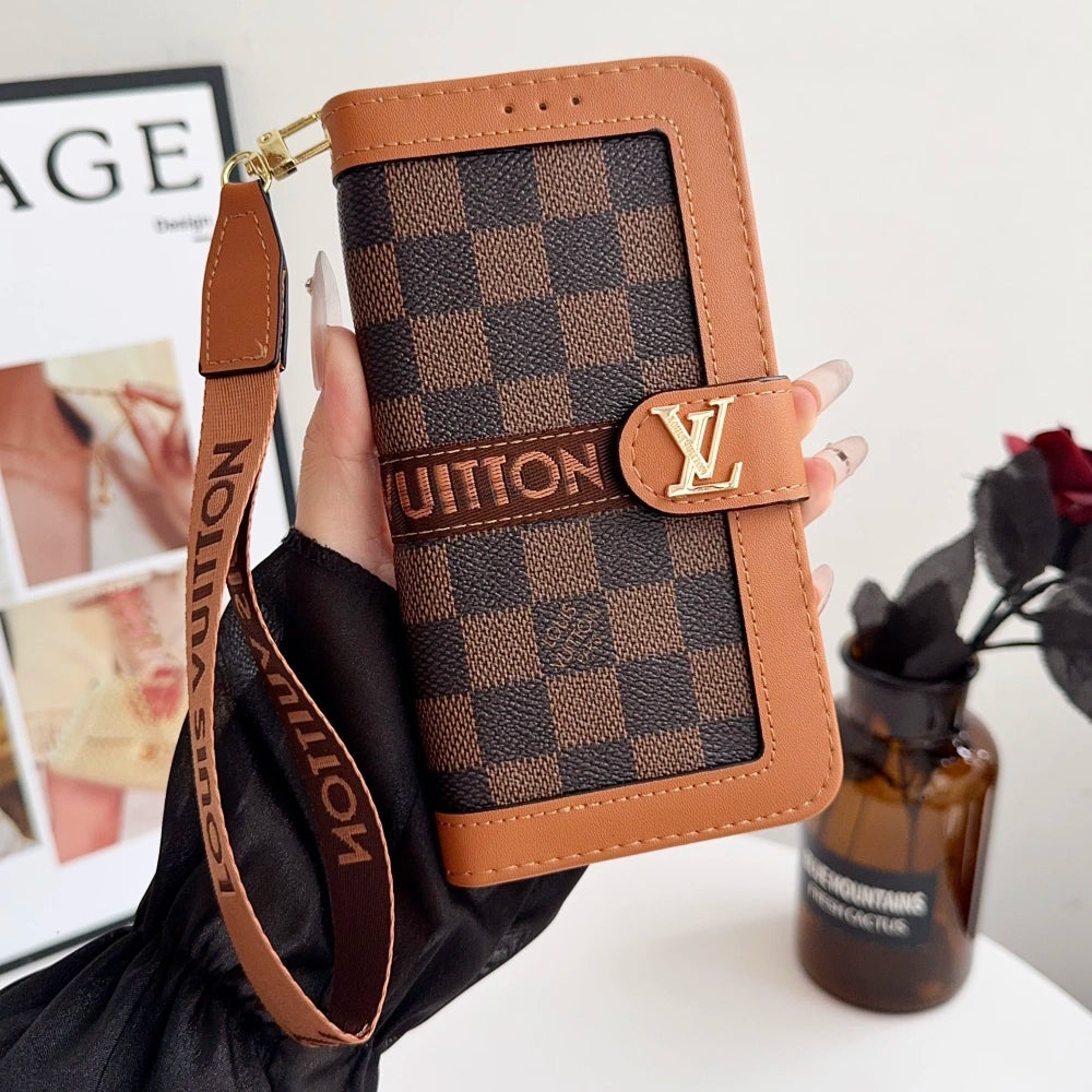 Funda de lujo para iPhone 17 con billetera incorporada