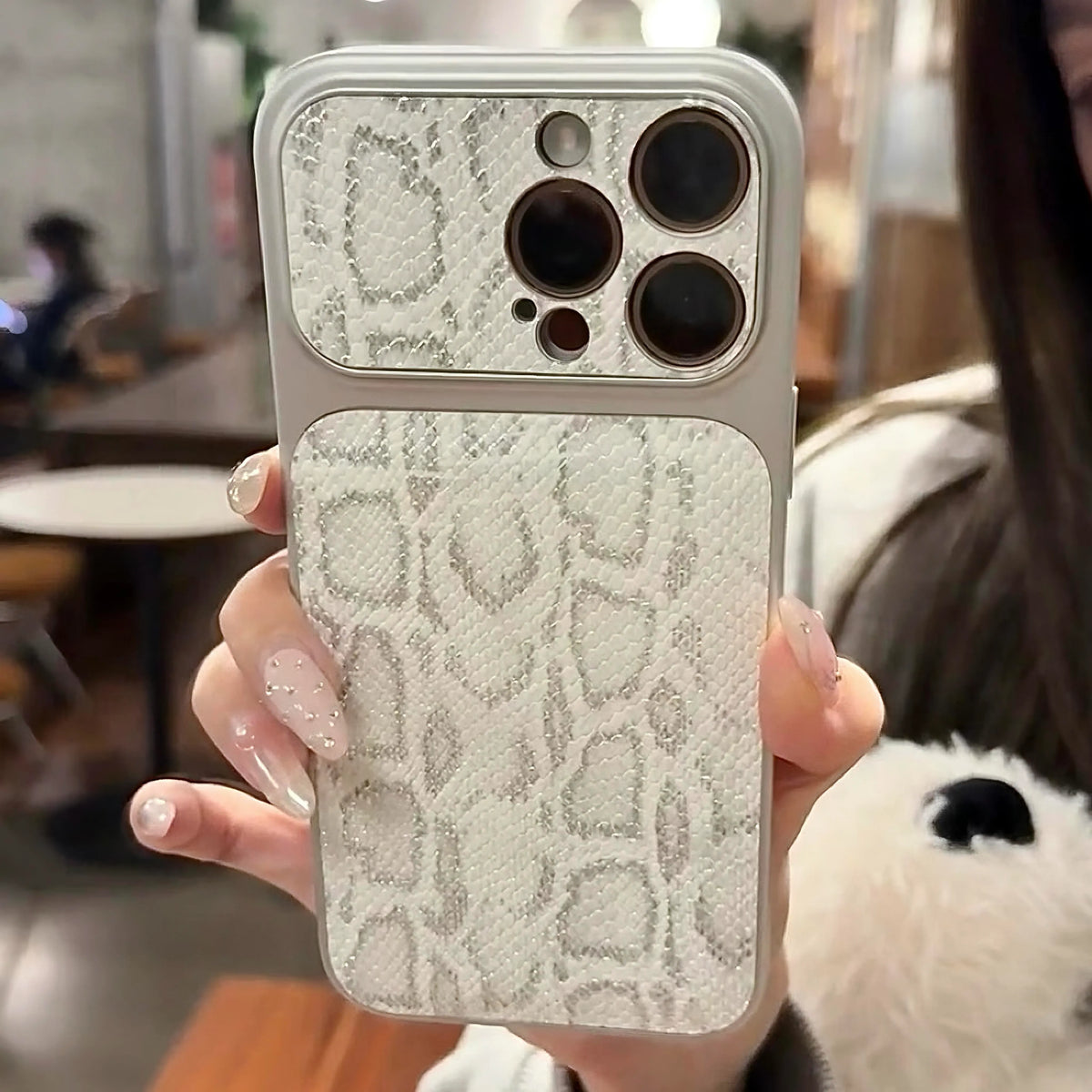 Luksus Snake Skin Texture iPhone-deksel