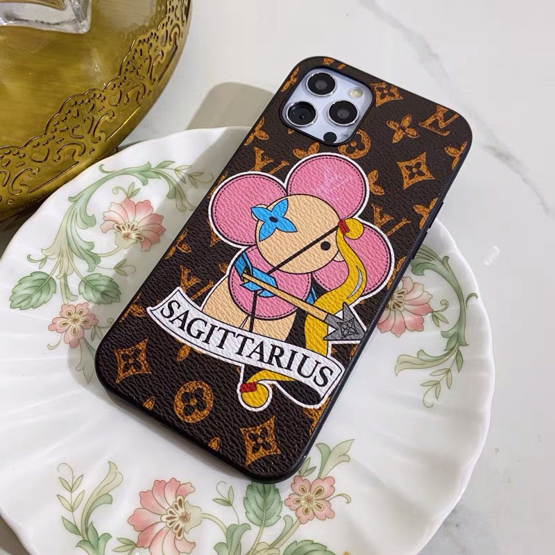 Sagittarius Love Painted iPhone-deksel Spesiallaget