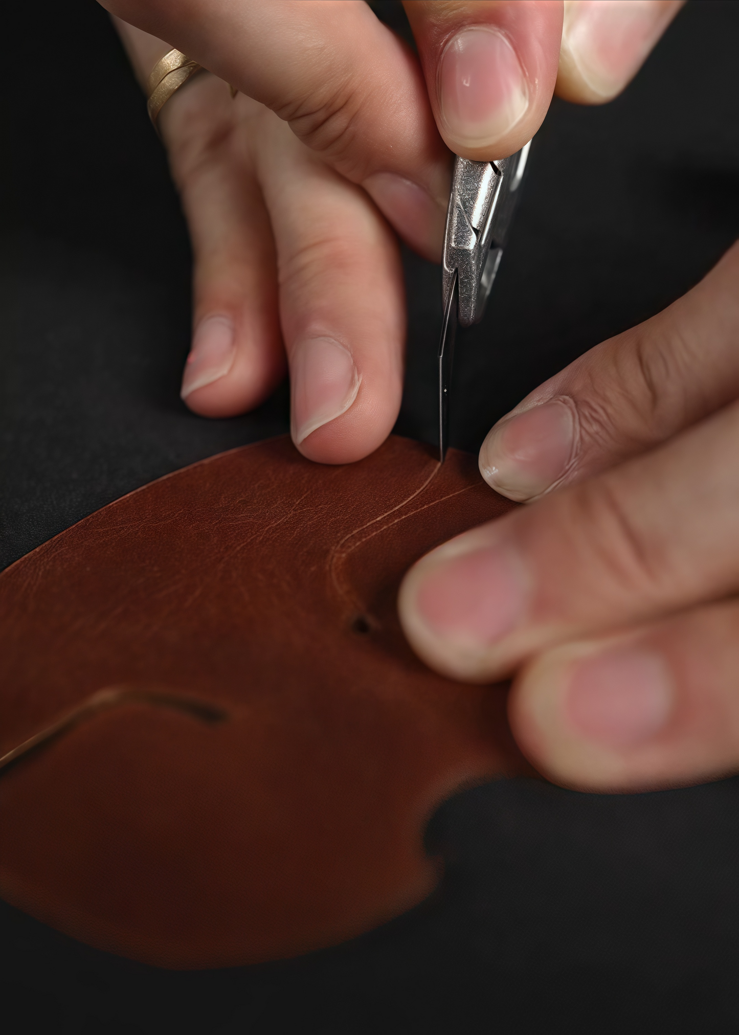 Étui Airpods en cuir véritable de qualité supérieure