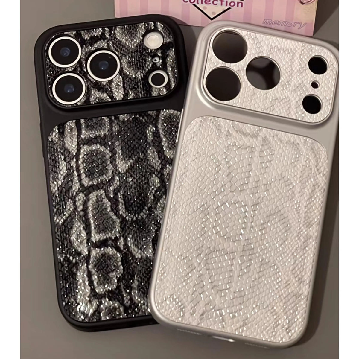 Luksus Snake Skin Texture iPhone-deksel