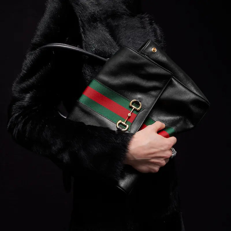 Bolsa tote série Giglio · Elegância clássica luxuosa
