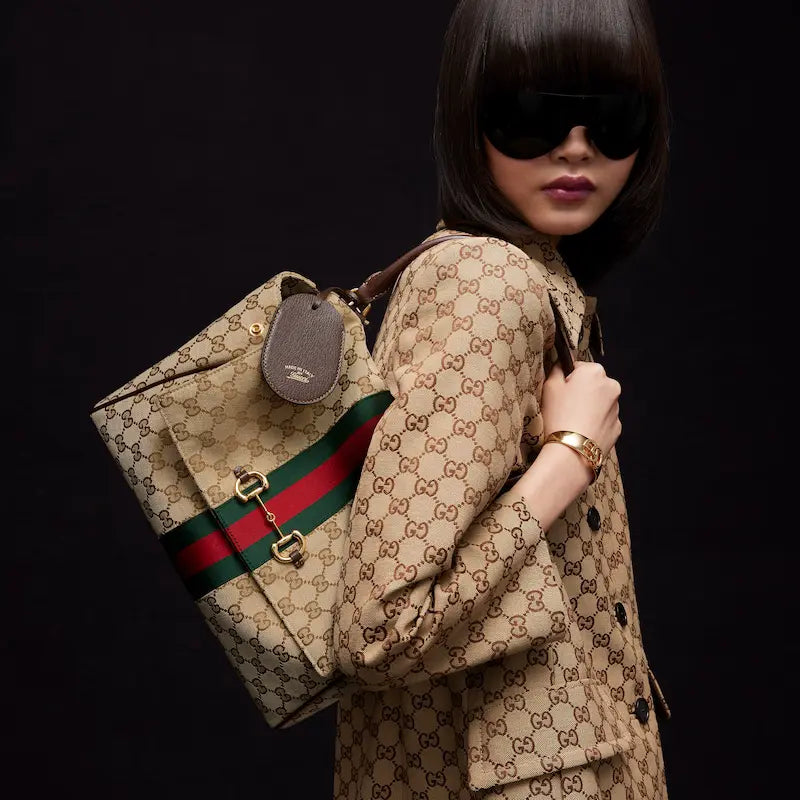 Bolsa tote série Giglio · Elegância clássica luxuosa