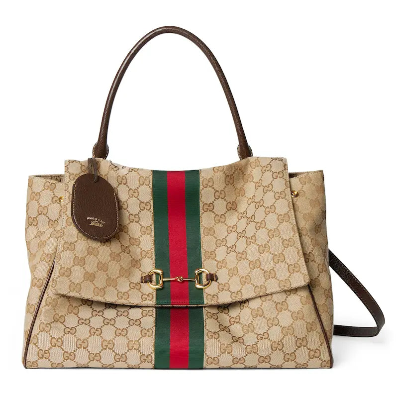 Bolsa tote série Giglio · Elegância clássica luxuosa