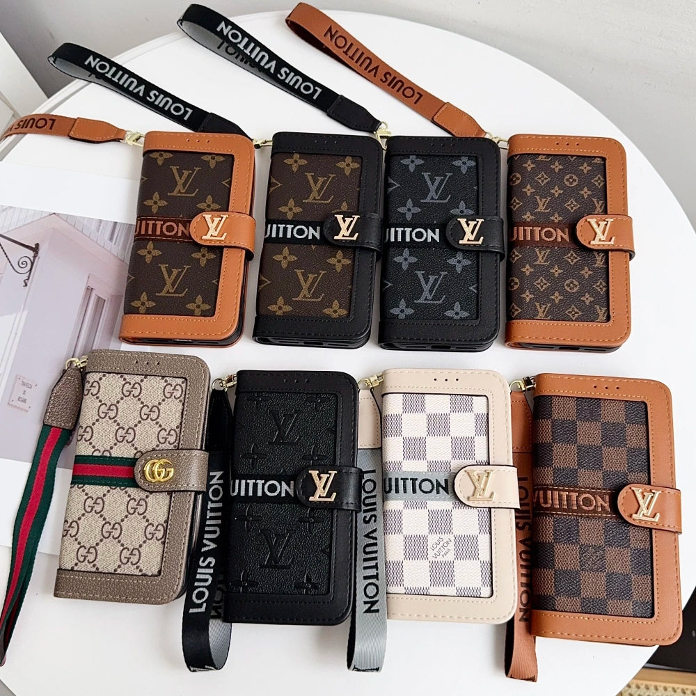 Funda de lujo para iPhone 17 con billetera incorporada