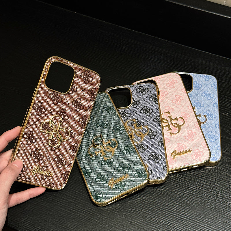 Gue Gold logós bőr iPhone tok