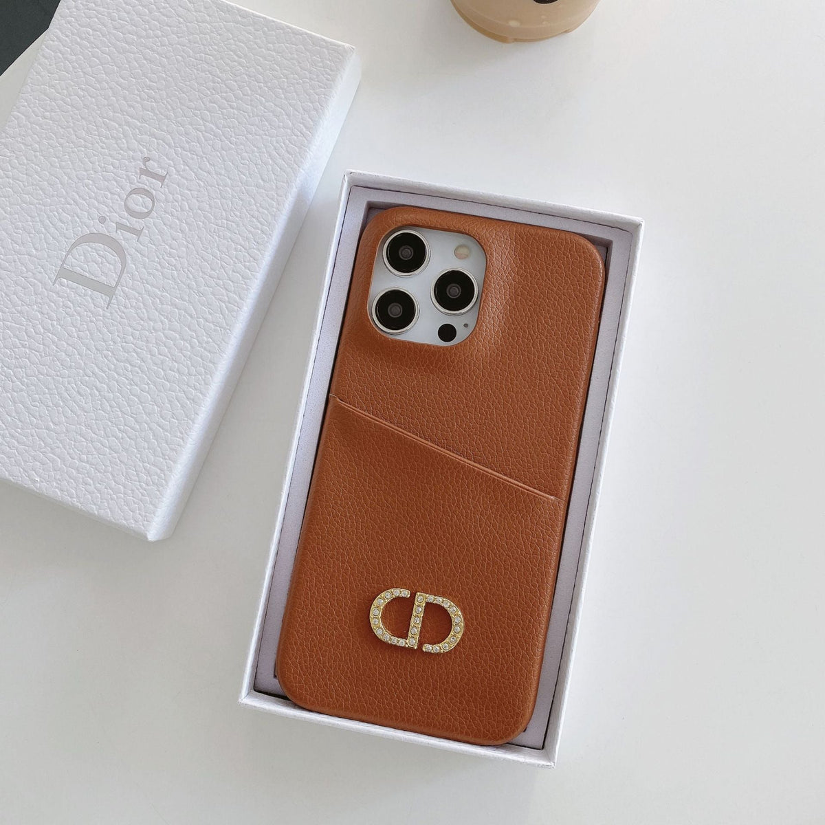 Custodia per iPhone in pelle alla moda