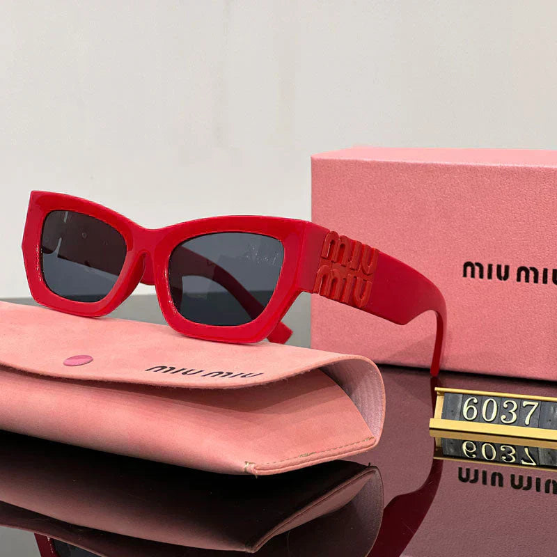 Módní čtvercové sluneční brýle Cat-Eye 6037