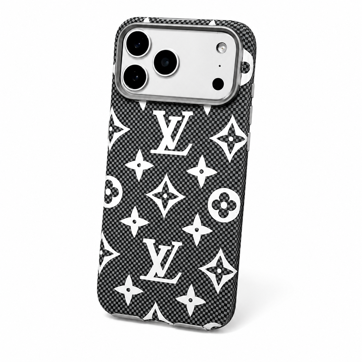 Custodia antiurto di lusso per iPhone 17 a quadretti