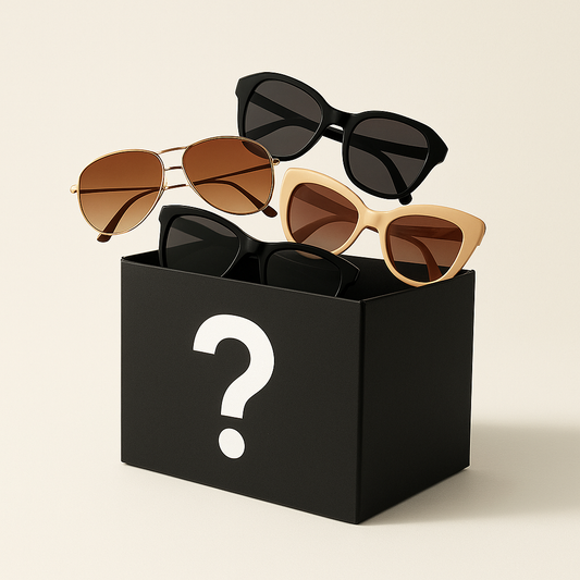 Caja misteriosa de gafas de sol premium: 3/6/9 pares de gafas de sol modernas